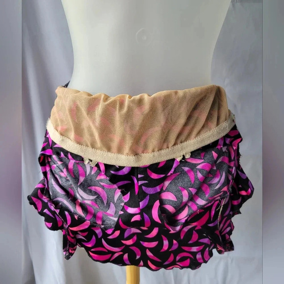 Vintage Bathing Suit possibly Maxine  of Hollywood Swimsuit pink black one piece - Picture 7 of 12